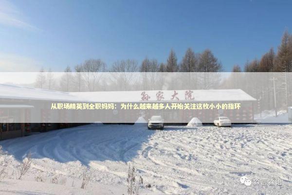 从职场精英到全职妈妈：为什么越来越多人开始关注这枚小小的指环